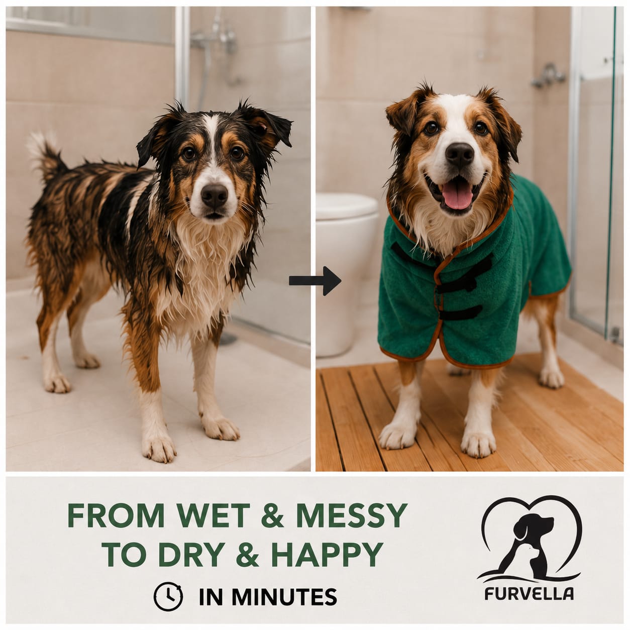Furvella™ - Pet Bathrobe Towel
