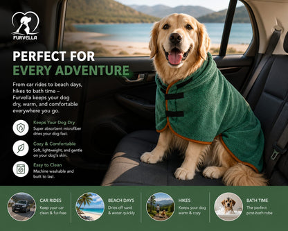 Furvella™ - Pet Bathrobe Towel