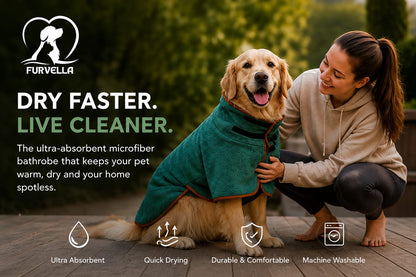 Furvella™ - Pet Bathrobe Towel