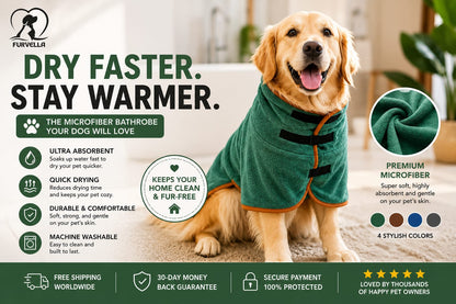 Furvella™ - Pet Bathrobe Towel